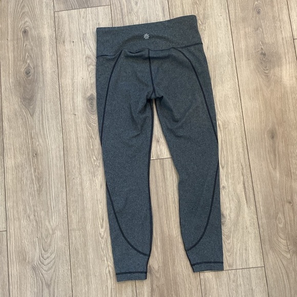 Athleta | Gray Salutation Crop Leggings | Size Small - Picture 4 of 7